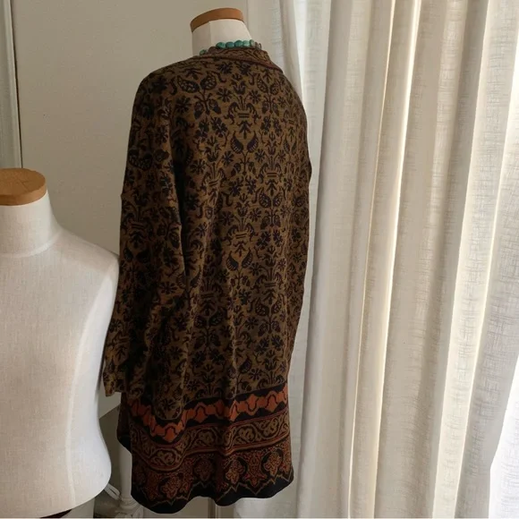 Peruvian Connection Paolma Cardigan Sweater 100% Pima Cotton - Picture 5 of 10